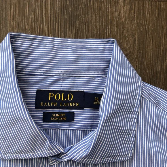 Polo by Ralph Lauren Slim Fit Dress Shirt in Medium Polo by Ralph Lauren Slim Fit Dress Shirt in Medium